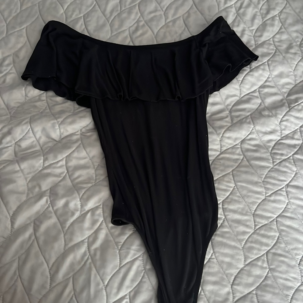 Express off the shoulder bodysuit